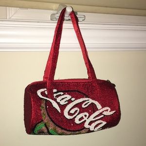 A hand made Cola handbag.
